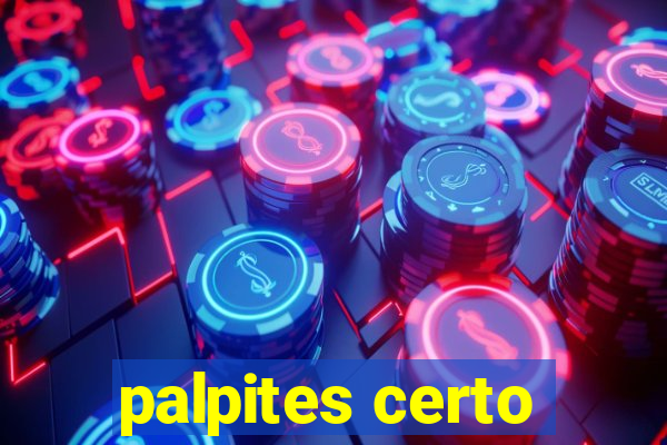 palpites certo